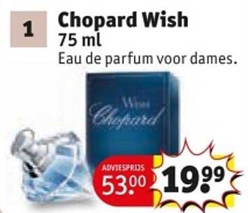 Chopard Wish 75 ml Eau de parfum voor dames.