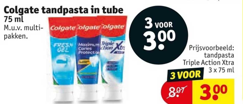 Colgate tandpasta in tube 75 ml
