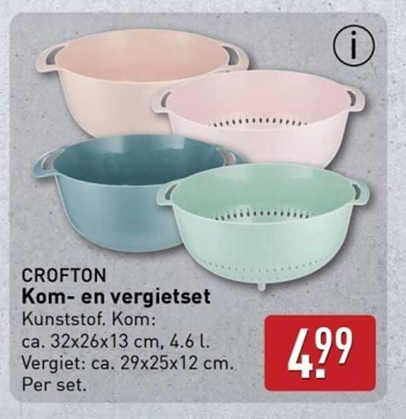 CROFTON Kom- en vergietset