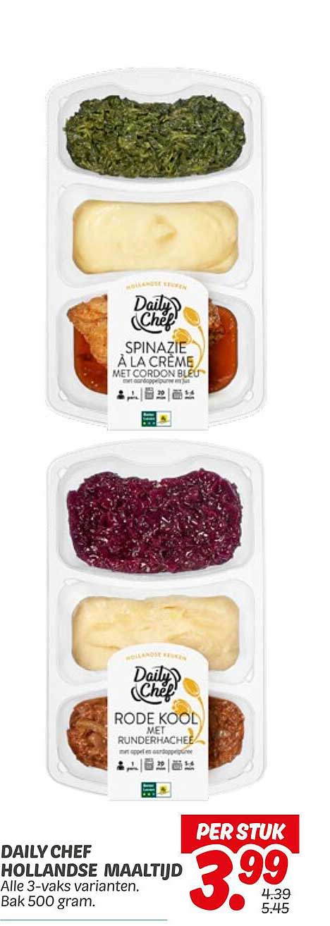 DAILY CHEF HOLLANDSE MAALTIJD