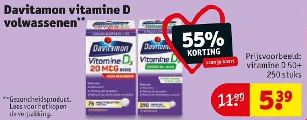 Davitamon vitamine D volwassenen**