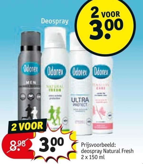 Deorex Deospray - 2 voor €3,00