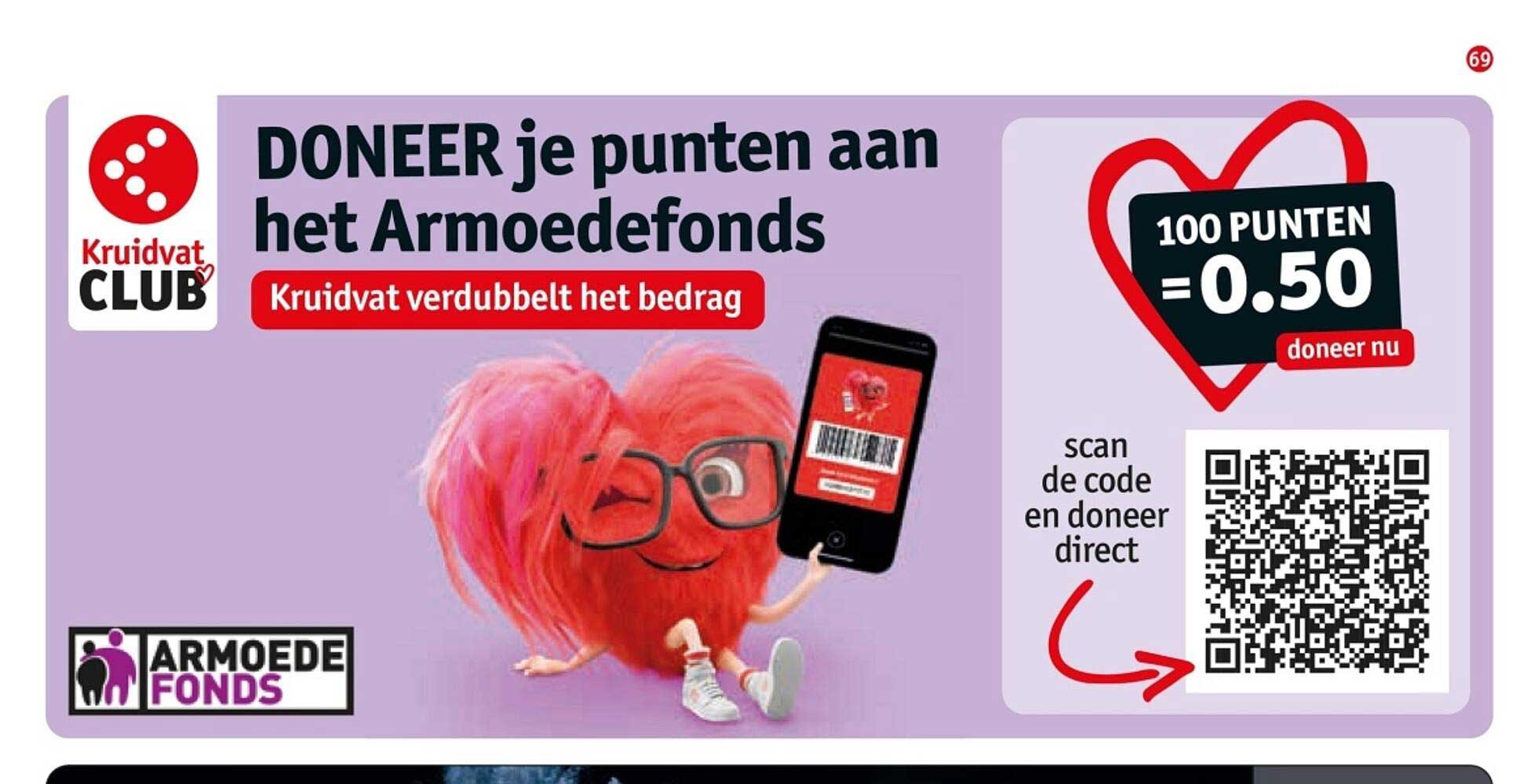 DONEER je punten aan het Armodefonds