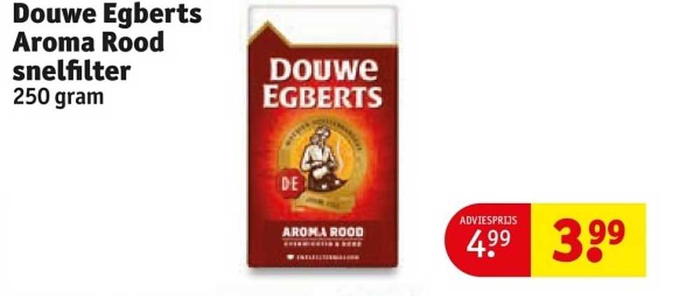 Douwe Egberts Aroma Rood snelfilter 250 gram