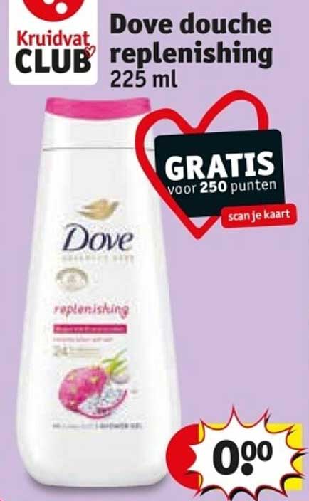 Dove douche replenishing 225 ml