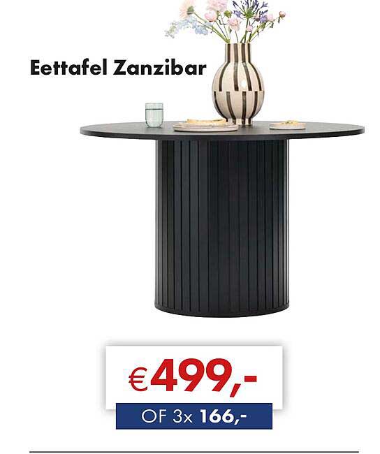 Eettafel Zanzibar