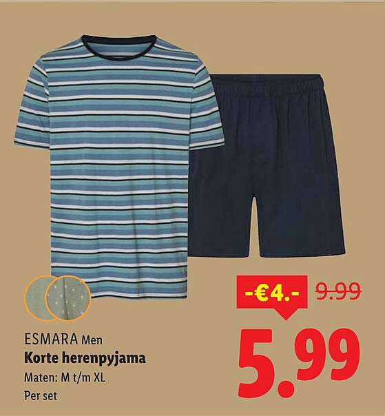 ESMARA Men Korte herenpyjama