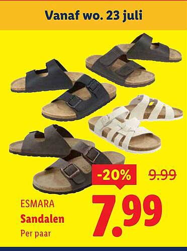 Esmara Sandalen Per paar