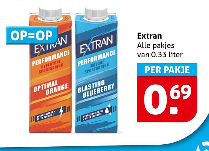 Extran Alle pakjes van 0.33 liter