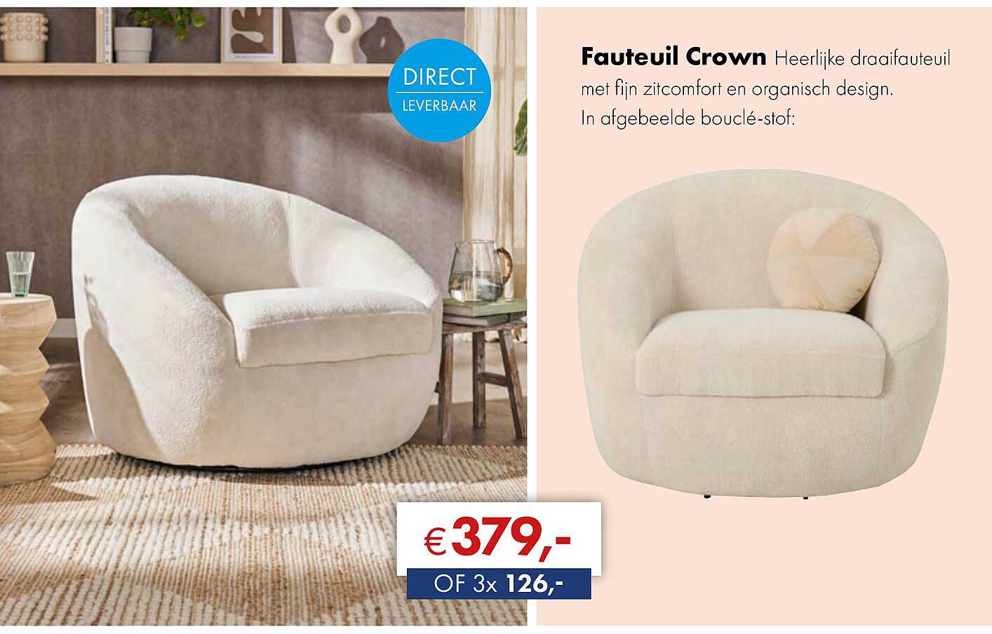 Fauteuil Crown