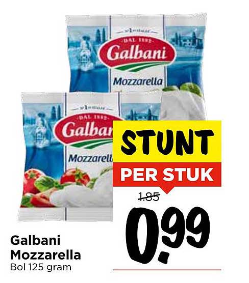 Galbani Mozzarella Bol 125 gram