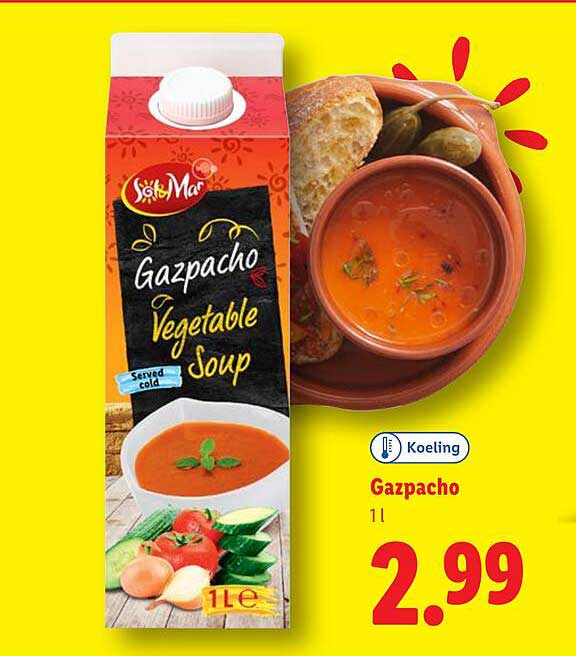 Gazpacho Vegetable Soup 1L