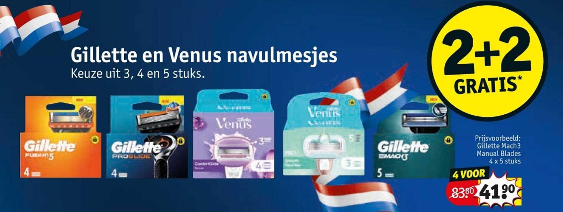 Gillette en Venus navulmesjes