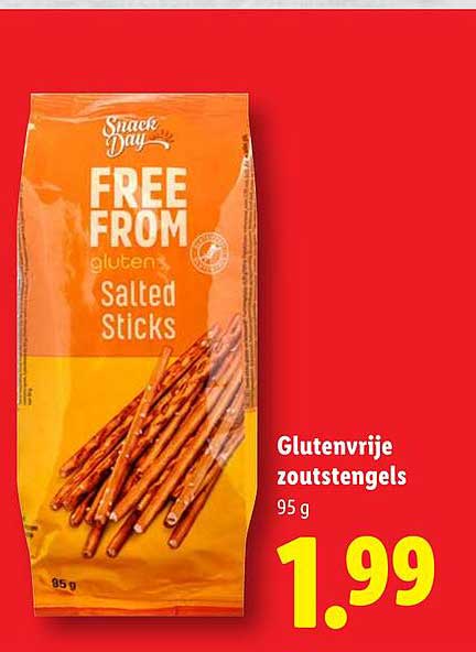 Glutenvrije zoutstengels