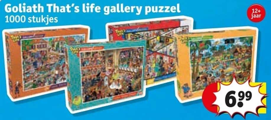 Goliath That's life gallery puzzel