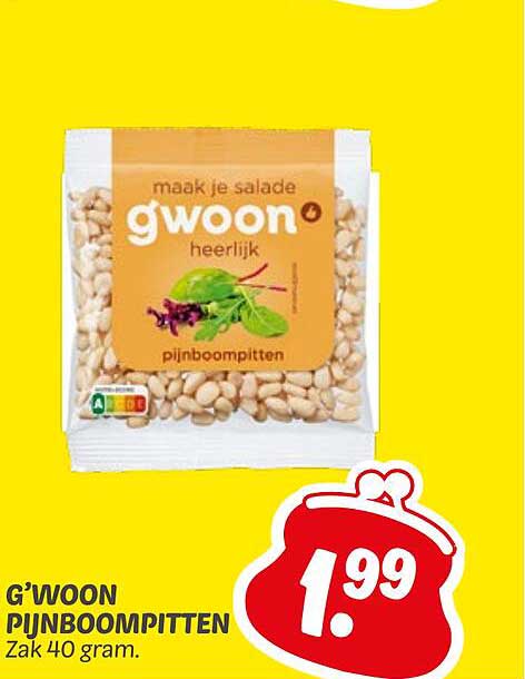 G'woon pijnboompitten