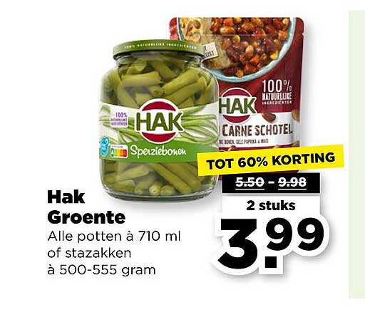 Hak Groente