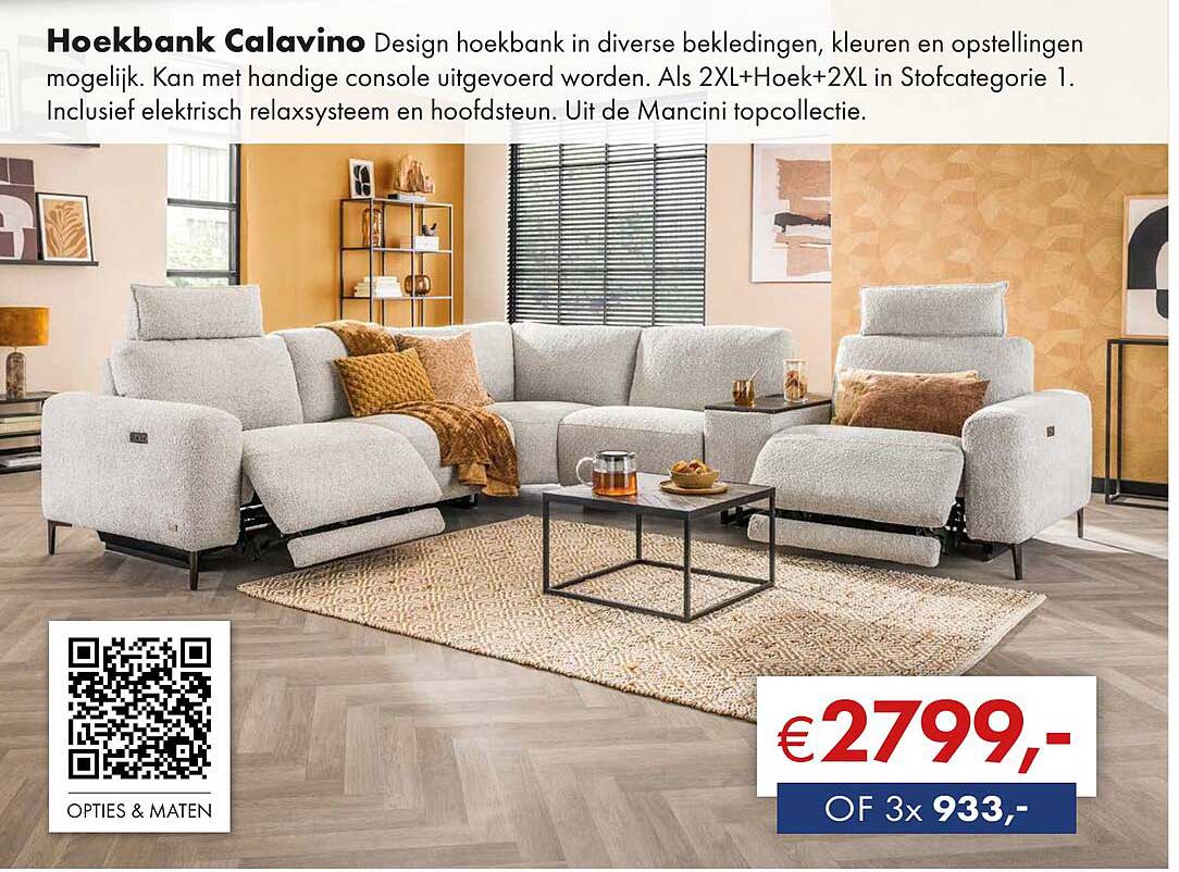 Hoekbank Calavino