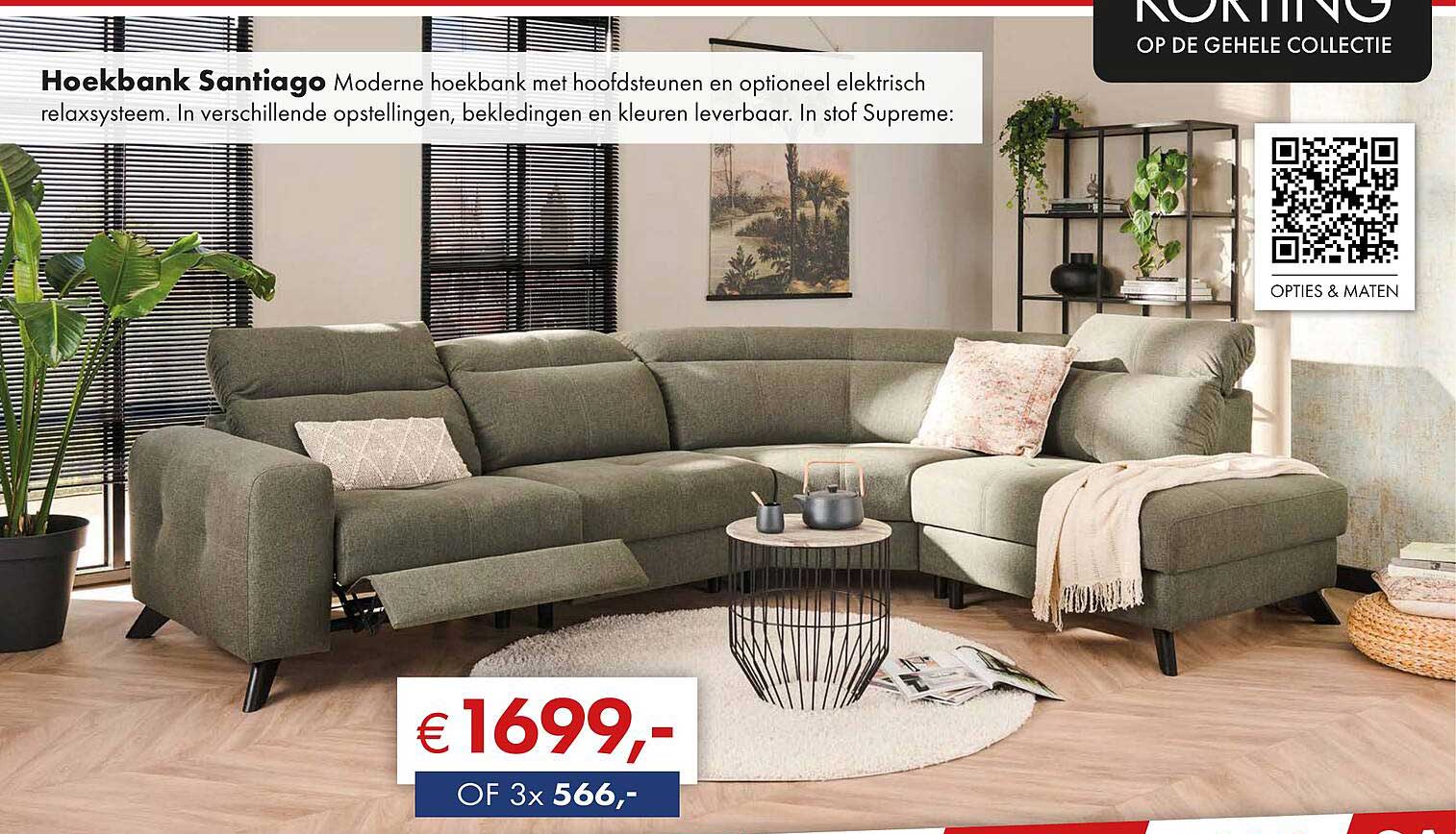 Hoekbank Santiago