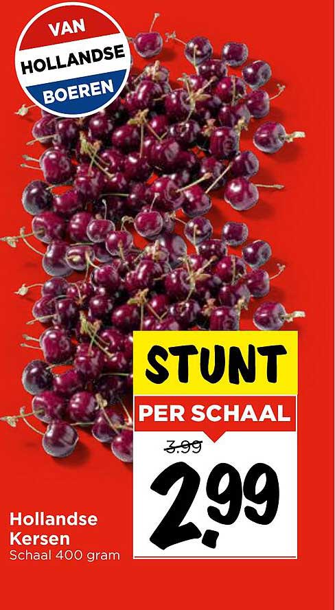 Hollandse Kersen Schaal 400 gram