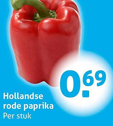 Hollandse rode paprika