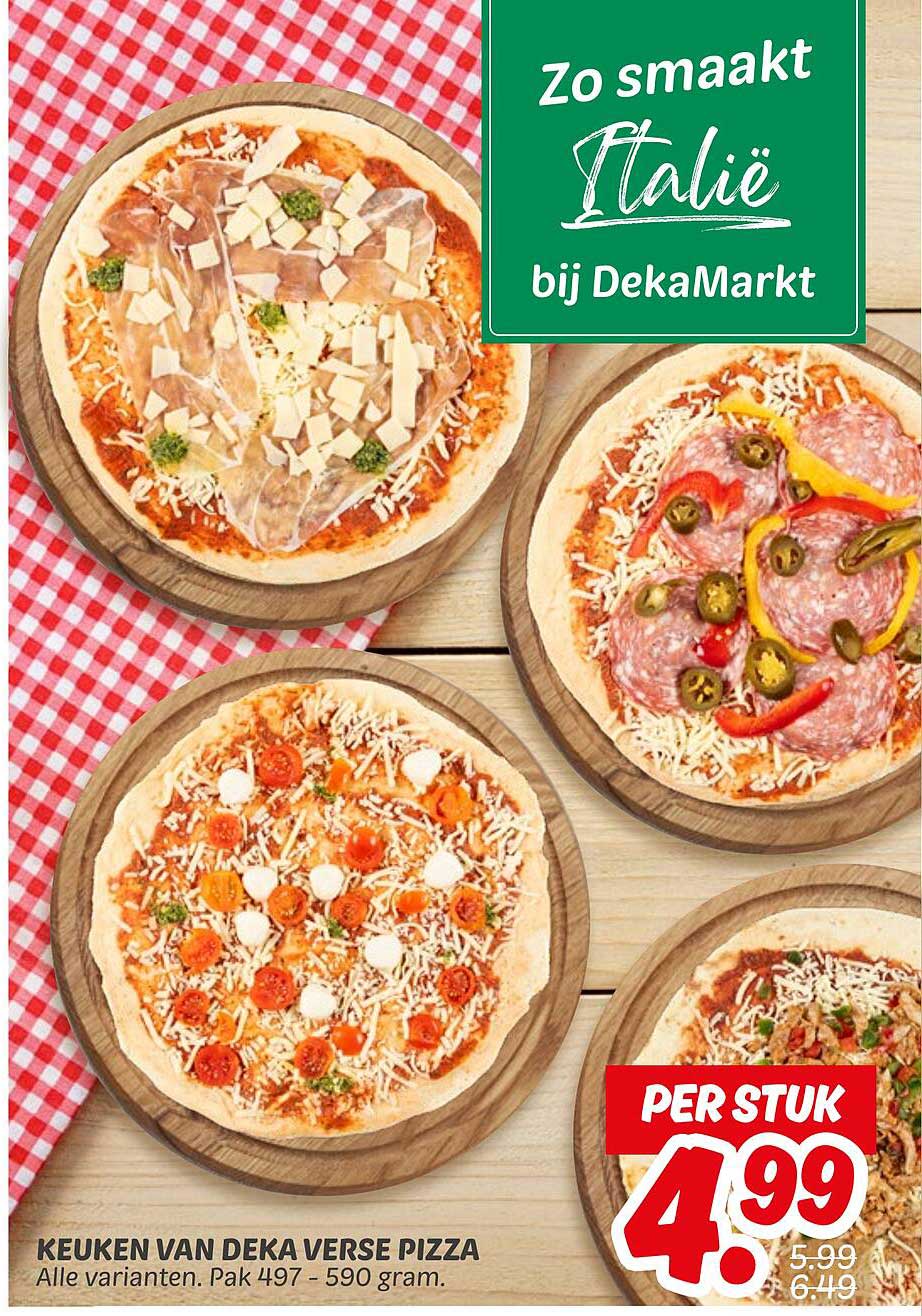 KEUKEN VAN DEKA VERSE PIZZA