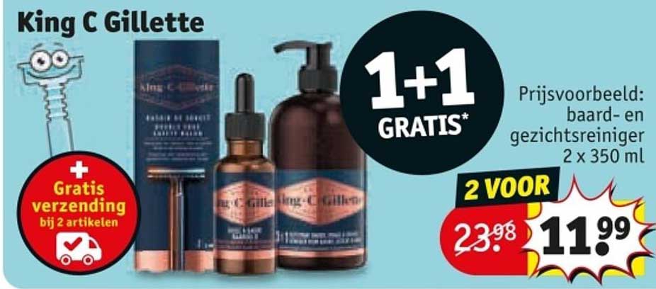 King C Gillette - 1+1 GRATIS