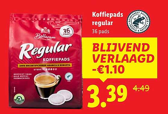 Koffiepads regular