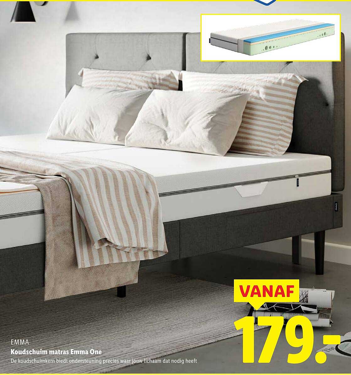 Koudschuim matras: Emma One