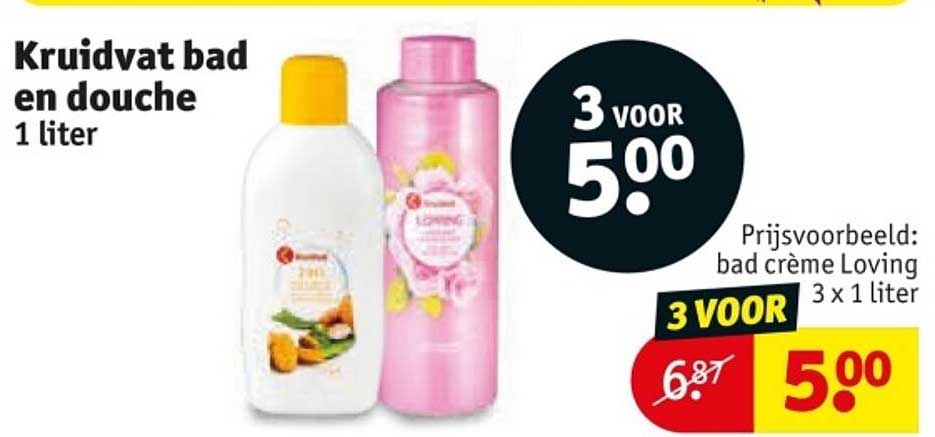 Kruidvat bad en douche 1 liter