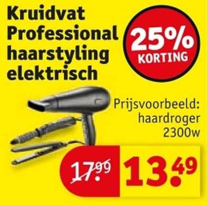 Kruidvat Professional haarstyling elektrisch
