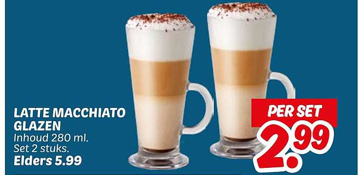 LATTE MACCHIATO GLAZEN