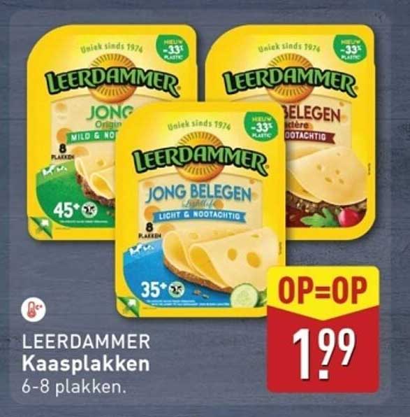 LEERDAMMER Kaasplakken 6-8 plakken.