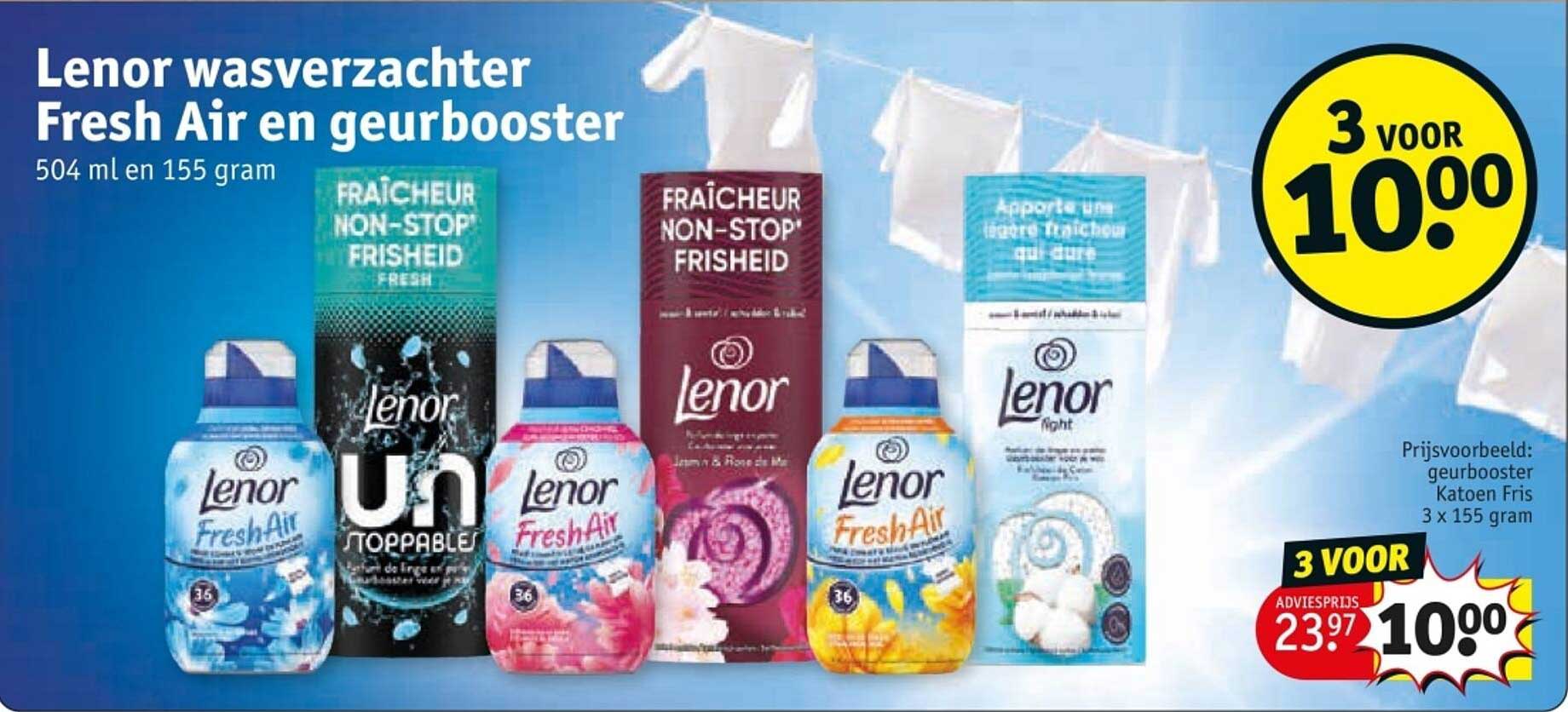 Lenor wasverzachter Fresh Air en geurbooster