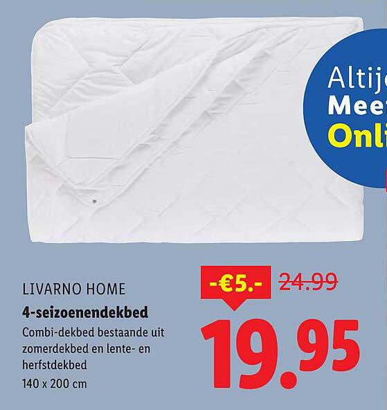 LIVARNO HOME 4-seizoenen dekbed