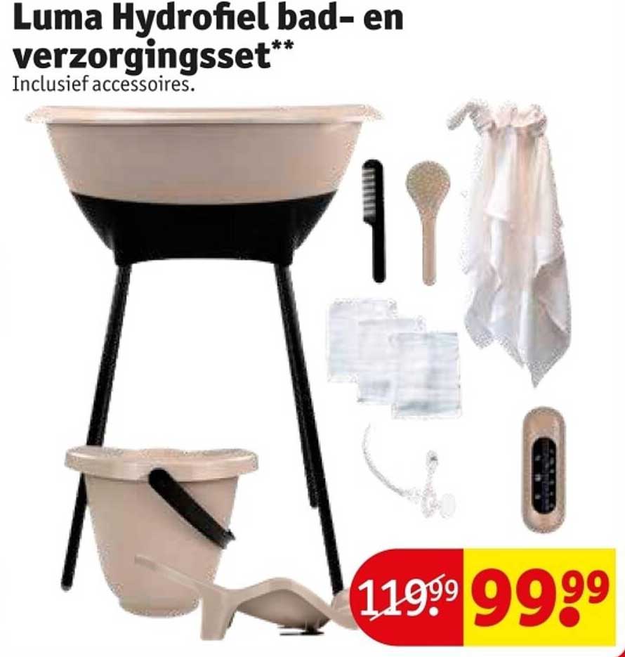 Luma Hydrofoil bad- en verzorgingsset**