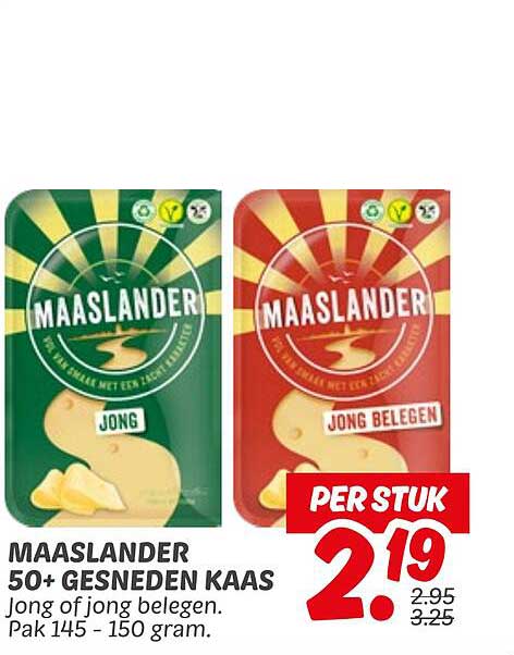MAASLANDER 50+ GESNEDEN KAAST