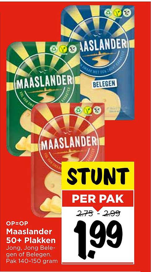 Maaslander 50+ Plakken