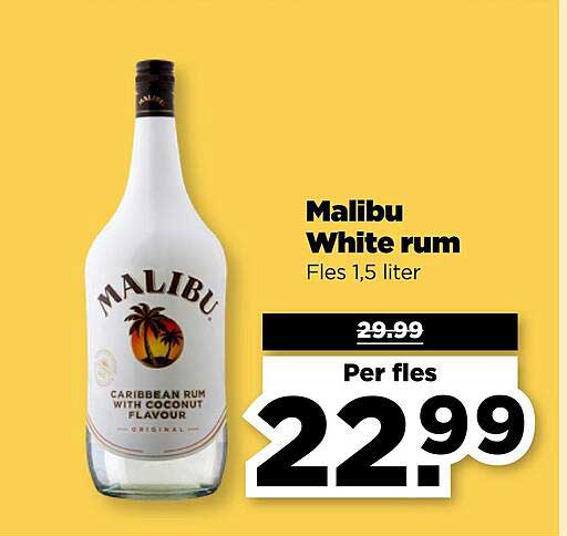 Malibu White rum Fles 1,5 liter