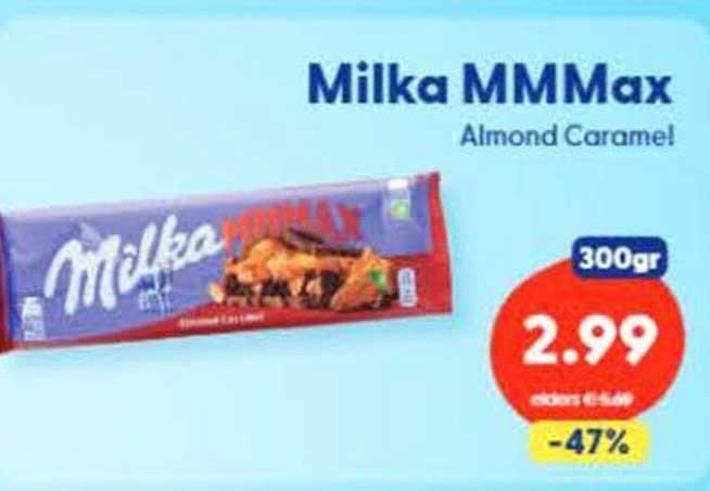 Milka MMMax Almond Caramel 300gr