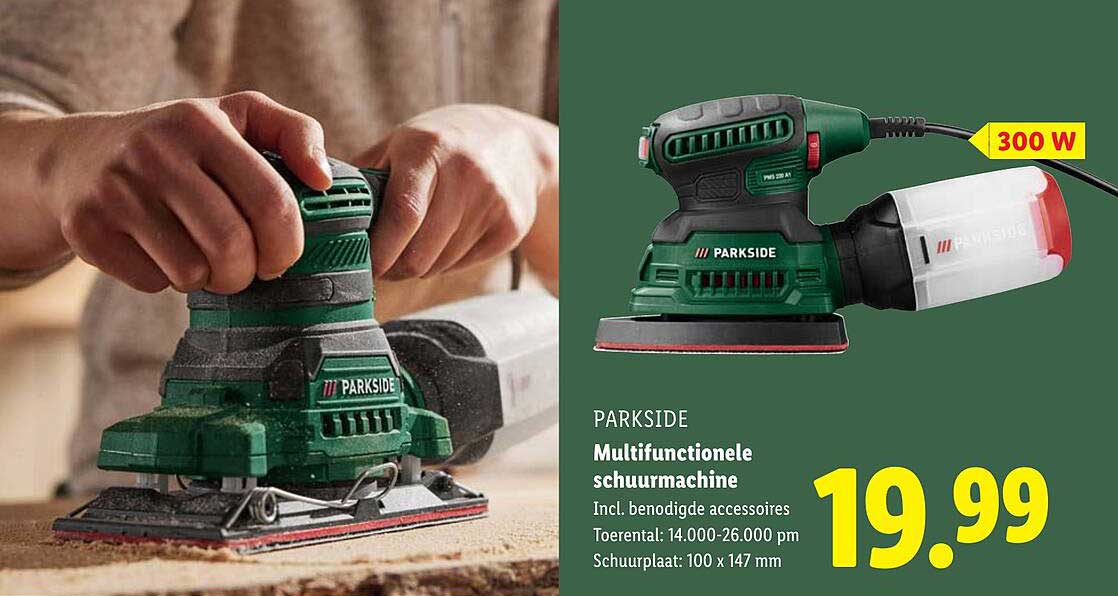 Multifunctionele schuurmachine