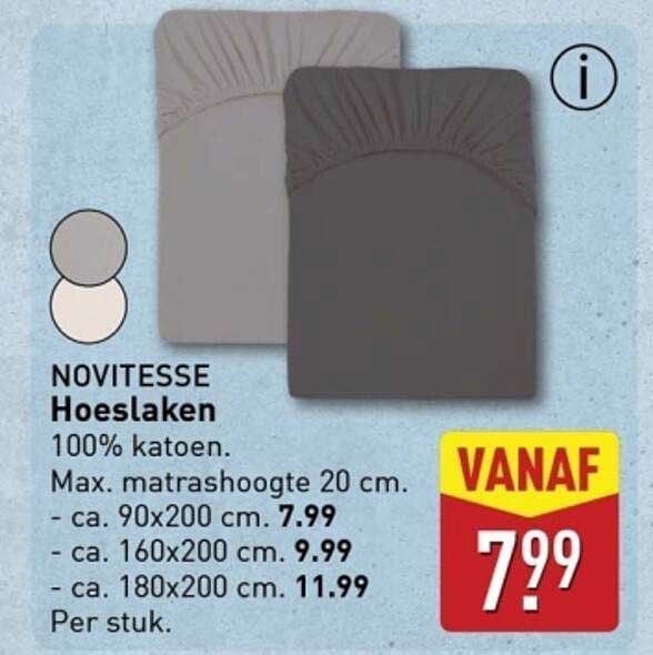 NOVITESSE Hoeslaken