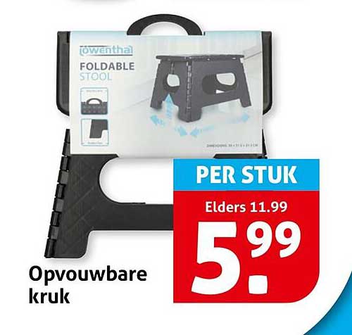 Opvouwbare kruk