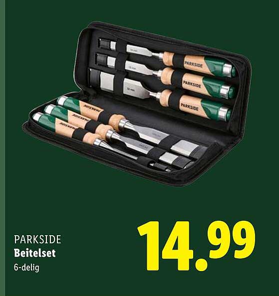 PARKSIDE Beitelset 6-delig