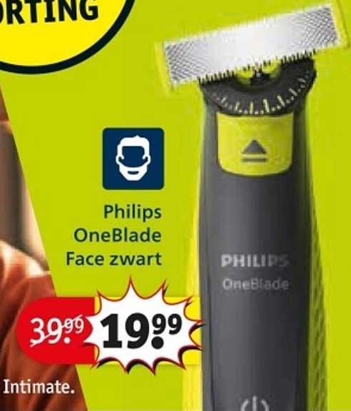 Philips OneBlade Face zwart