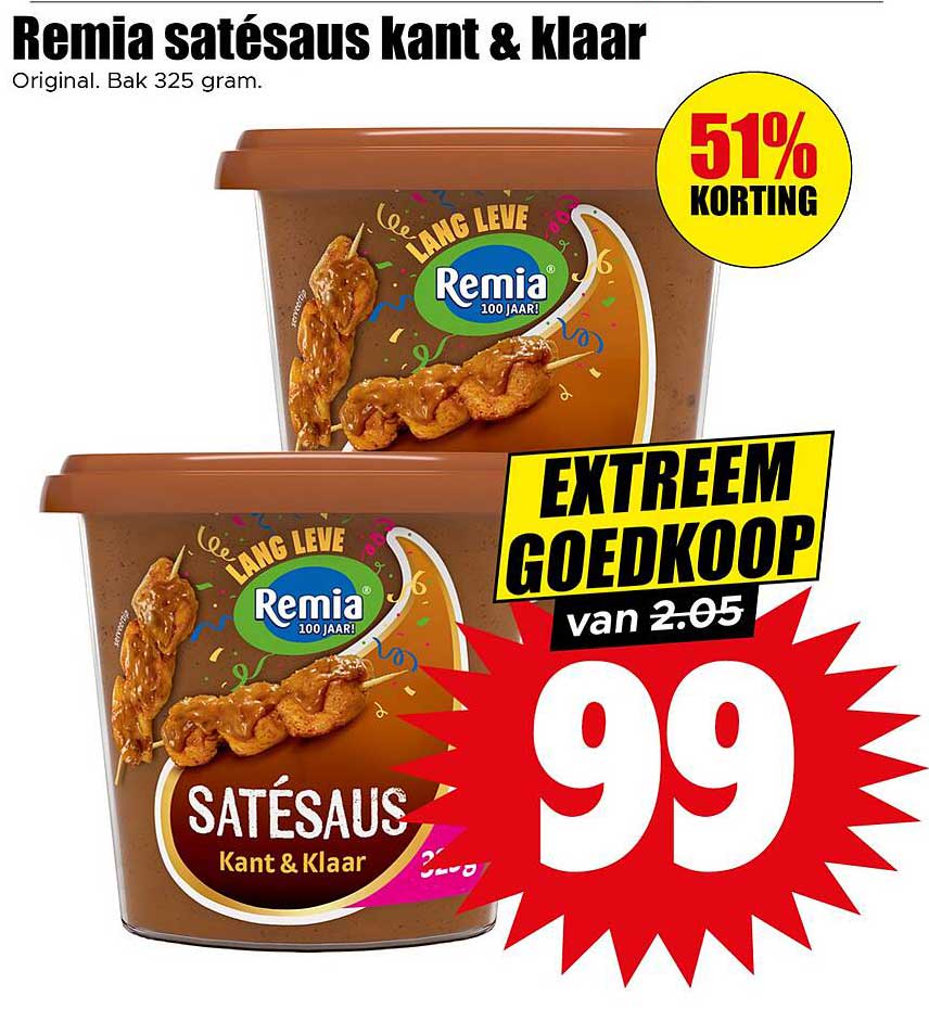 Remia satésaus kant & klaar