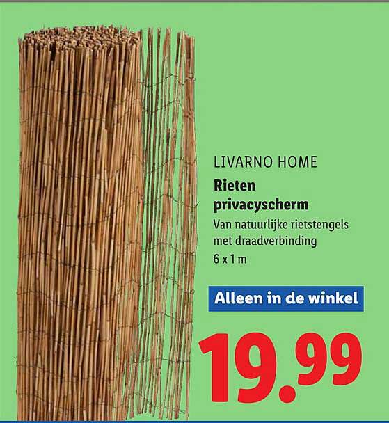 Rieten privacyscherm