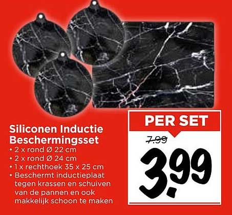 Siliconen Inductie Beschermingsset