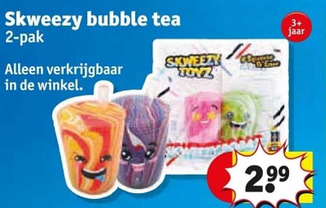 Skwezy bubble tea 2-pak