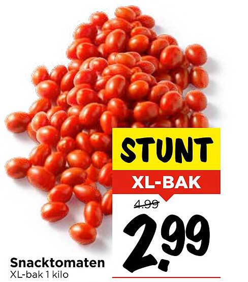 Snacktomaten XL-bak 1 kilo